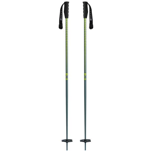 Brand New 2026 Black Crows Meta Ski Poles | 135cm (53") | Grey/Yellow Christmas - Picture 1 of 5